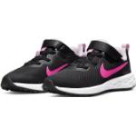 Schwarze Nike Revolution 6 Kinderlaufschuhe atmungsaktiv Größe 30 