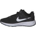 Schwarze Nike Revolution 6 Kinderlaufschuhe atmungsaktiv Größe 32 