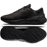Schwarze Nike Renew Herrenlaufschuhe Schnürung aus Gummi 