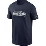 Marineblaue Nike Seattle Seahawks T-Shirts aus Baumwolle für Herren Größe M 