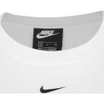 Weiße Nike Essentials Mini Rundhals-Auschnitt Partykleider aus Baumwolle für Damen Größe S 