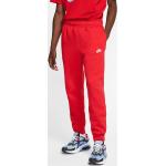 Rote Klassische Nike Herrenjogginghosen aus Fleece Größe M 