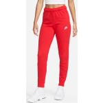 Rote Nike Damenjogginghosen aus Fleece Größe L Weite 42 