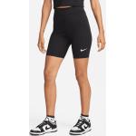 Schwarze Nike Stretch-Shorts aus Elastan für Damen Größe M 
