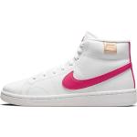 Pinke Nike Court Royale Hohe Sneaker Schnürung aus Leder für Damen Größe 41 