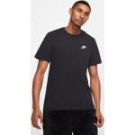 Schwarze Klassische Nike T-Shirts aus Baumwolle für Herren Größe XL 
