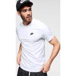 Weiße Klassische Nike T-Shirts aus Baumwolle für Herren Größe XXL 