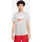 Reduzierte Graue Klassische Nike T-Shirts für Herren Größe XL 