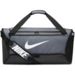 Graue Nike Brasilia Sporttaschen aus Kunstfaser mit Außentaschen 