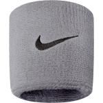 Graue Nike Swoosh Schweißbänder aus Elastan 