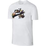 Weiße Blumen Kurzärmelige Nike SB T-Shirts für Damen 