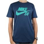 Blaue Kurzärmelige Nike SB T-Shirts für Herren 