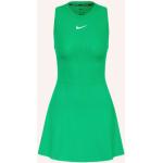 Grüne Ärmellose Atmungsaktive Nike Dri-Fit Tenniskleider aus Elastan für Damen Größe M 