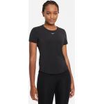 Reduzierte Schwarze Kurzärmelige Nike Dri-Fit Damenlaufshirts Größe S 