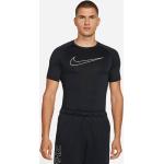 Schwarze Kurzärmelige Nike Dri-Fit Herrensportshirts Größe XXL 