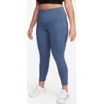 Blaue Nike Dri-Fit Damensporthosen & Damentrainingshosen aus Polyester Größe XXL Große Größen 