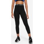 Schwarze Nike Pro Damensporthosen & Damentrainingshosen aus Polyester Größe XS 