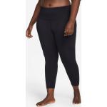 Schwarze Nike Dri-Fit Yogahosen für Damen Größe 3 XL Große Größen 