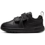 Reduzierte Schwarze Nike Pico 5 Sneaker mit Klettverschluss Klettverschluss aus Kunstleder für Kinder Größe 25 