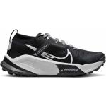 Reduzierte Schwarze Nike ZoomX Trailrunning Schuhe Schnürung aus Gummi stoßdämpfend für Damen Größe 40,5 