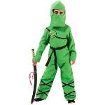 Grüne Ninja-Kinderkostüme 