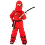 Rote Ninja-Kinderkostüme 