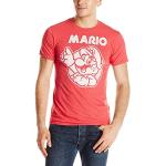 Rote Klassische Nintendo Mario T-Shirts für Herren Größe L 