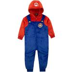 Rote Super Mario Mario Kinderschlafoveralls aus Fleece für Babys Größe 140 