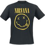 Nirvana Smiley T-Shirt schwarz