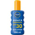 Deutsche NIVEA Sun Spray Sonnenschutzmittel 200 ml LSF 30 bei Sonnenschädigung für  alle Hauttypen für den Körper 
