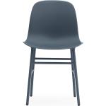 Normann Copenhagen - Form Stuhl, Blau/Stahl - Blau Blau