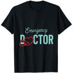 Notfallarzt mit Stethoskop im Krankenhaus T-Shirt