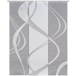 Novel Flächenvorhang , Grau , Textil , 60x255 cm , Heimtextilien, Vorhänge, Flächenvorhänge