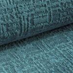 Petrolfarbene Möbelstoffe aus Polyester 