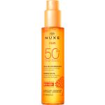 Reduzierte Nuxe Öl Sport Sonnencremes 50 ml LSF 50 mit Vitamin E für  empfindliche Haut für das Gesicht 