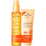 Limitierte Nuxe Öl Sonnenpflege LSF 50 mit Vanille für den Körper Geschenkset 1 Teil 