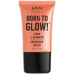 Reduzierte Hellbraune Nyx Cosmetics Born To Glow Vegane Highlighter & Luminizer schimmernd für Damen ohne Tierversuche 