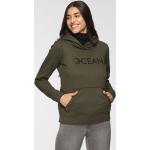Reduzierte Grüne Ocean Sports Wear Kapuzenpullover für Damen Größe XS 