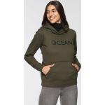 Grüne Klassische Ocean Sports Wear Kapuzenpullover für Damen Größe M 