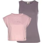 Reduzierte Bunte Ärmellose Atmungsaktive Ocean Sports Wear Yoga Shirts für Damen Größe L 2 Teile 