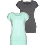 Grüne Atmungsaktive Ocean Sports Wear Yoga Shirts für Damen Größe XL 