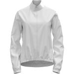 Weiße Winddichte Atmungsaktive Odlo Damenfahrradjacken aus Polyester Größe S 