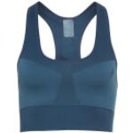Blaue Atmungsaktive Odlo Sport BHs aus Elastan Nahtlos für Damen Größe S 