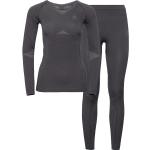 Odlo Performance Evolution Warm Set Women's steel grey/graphite grey XL