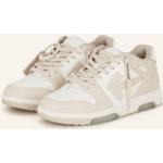 Offwhite Off-White Flache Sneaker aus Glattleder für Herren Größe 47 