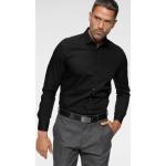 Reduzierte Schwarze Business OLYMP Level Five Anzughemden & Businesshemden aus Baumwollmischung für Herren 
