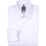 Reduzierte Weiße Business OLYMP Level Five Slim Fit Hemden für Herren 