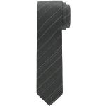 Grüne Elegante OLYMP Schmale Krawatten aus Seide für Herren 