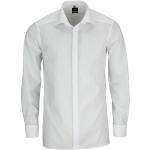 Weiße Langärmelige Hemden mit Umschlagmanschetten aus Baumwolle 