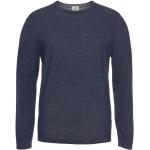 Blaue OLYMP Rundhals-Auschnitt Rundhals-Pullover aus Baumwolle für Herren Größe S 